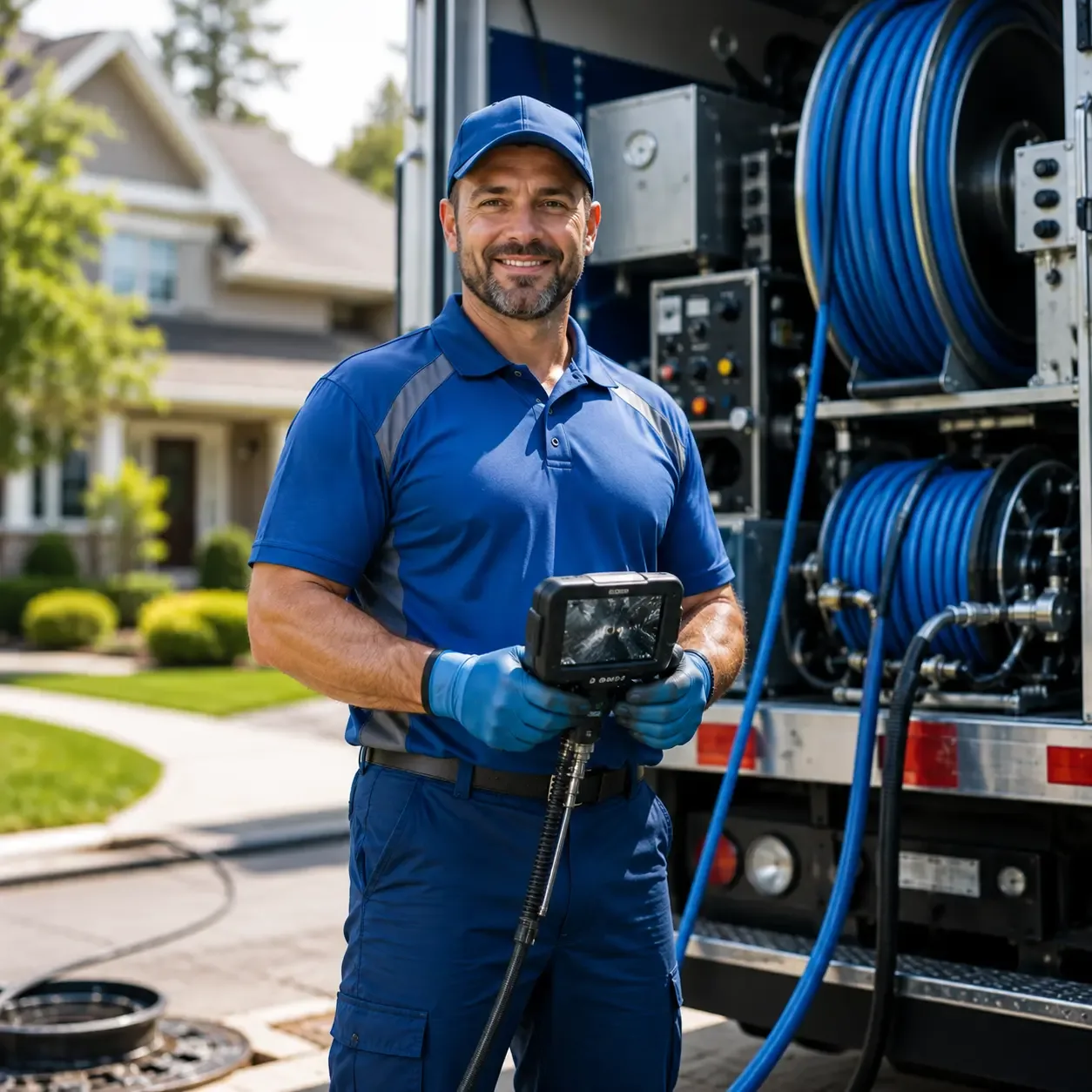 Local outdoor drain cleaning specialists in Hopkins, MI